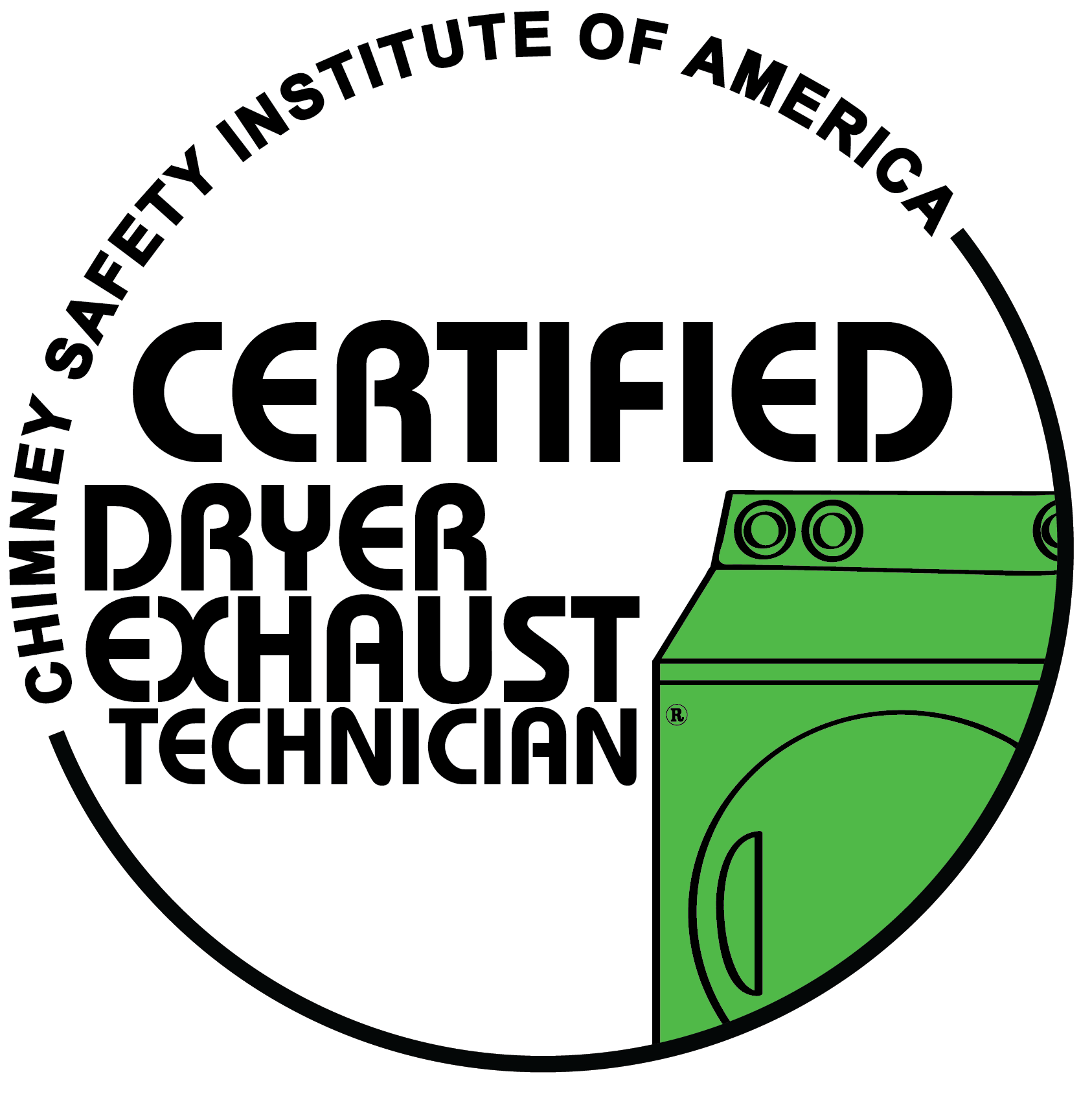 CSIA Certified Dryer Exhaust Technician credential badge
